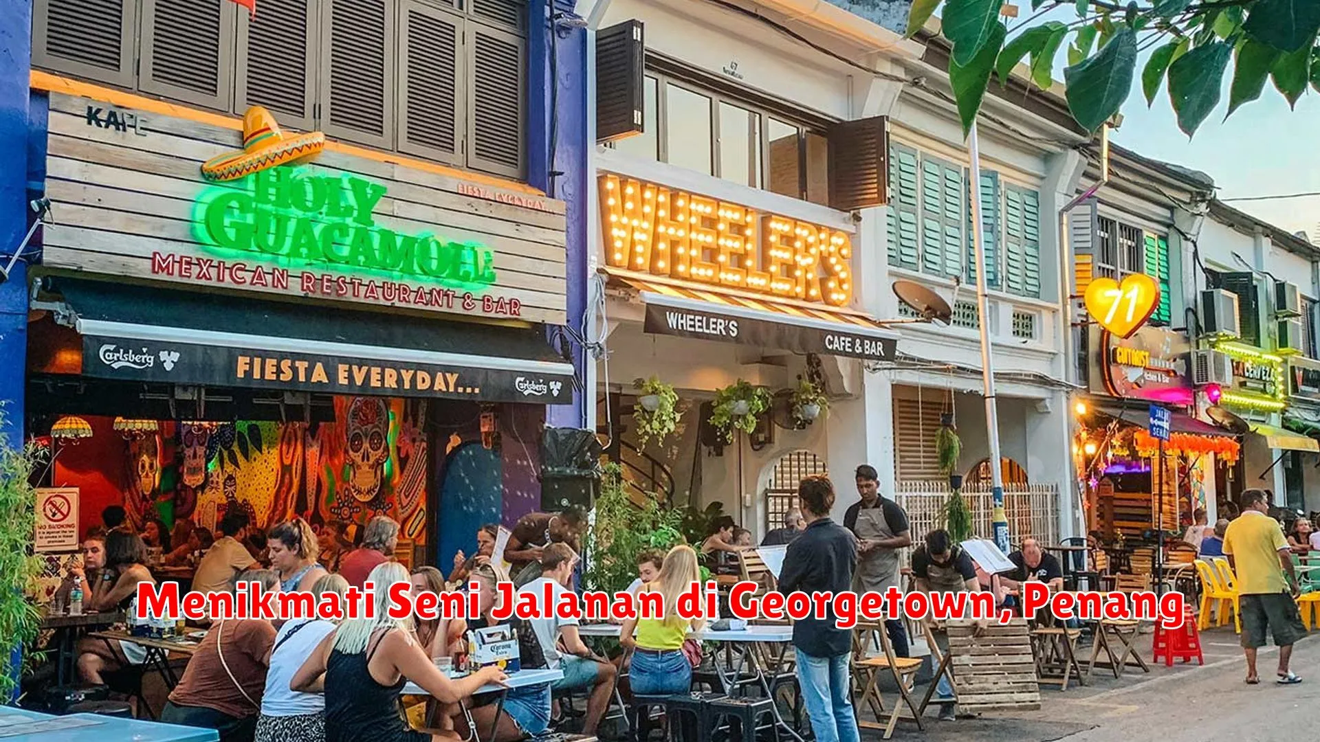 Menikmati Seni Jalanan di Georgetown, Penang