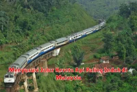 Menyusuri Jalur Kereta Api Paling Indah di Malaysia